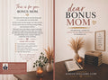 Dear Bonus Mom: A Memoir by Kimiah Williams, LCSW